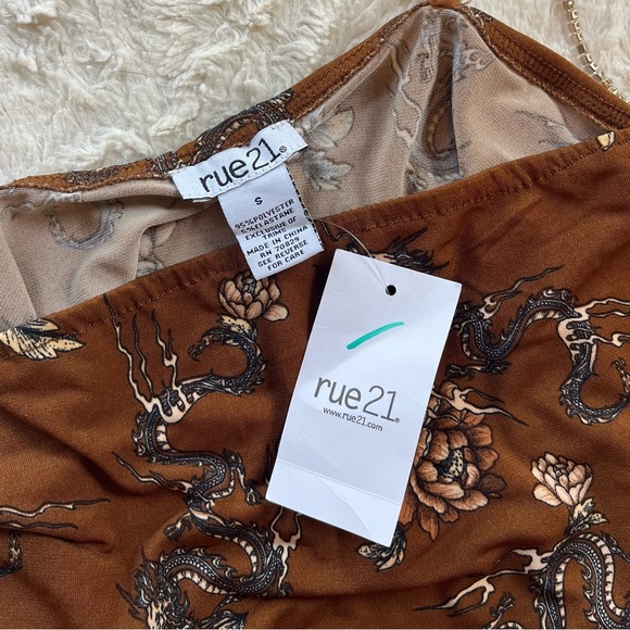 Rue21 Rhinestone Strap Crop Top - Picture 4 of 6